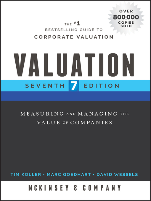 Title details for Valuation by McKinsey & Company Inc. - Wait list